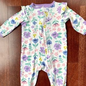 Carters zip footie 3-6